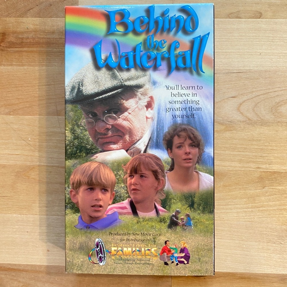 Behind the Waterfall VHS 1990 Family Drama Feature Films For‎ Families